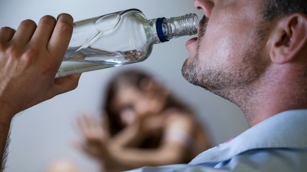 Adicción ao alcohol nos homes